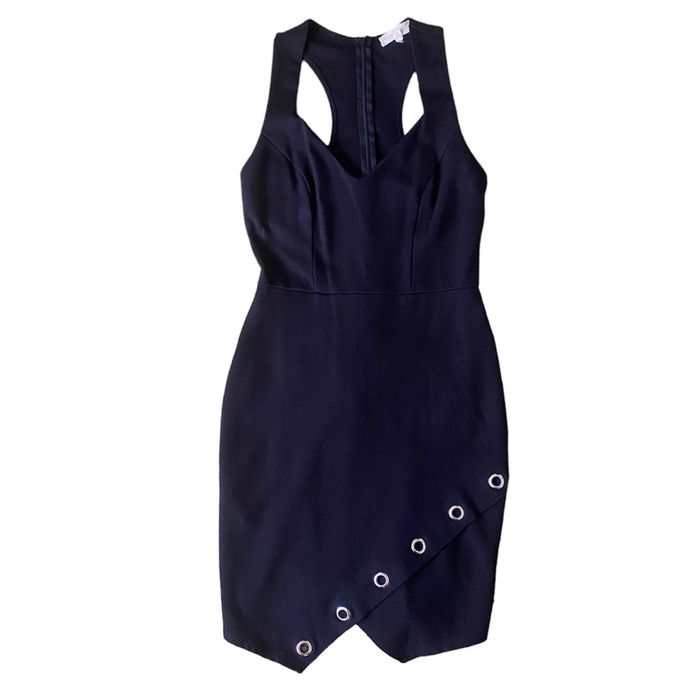 Little black badass bodycon dress. Size L. Made by eighty sixty.